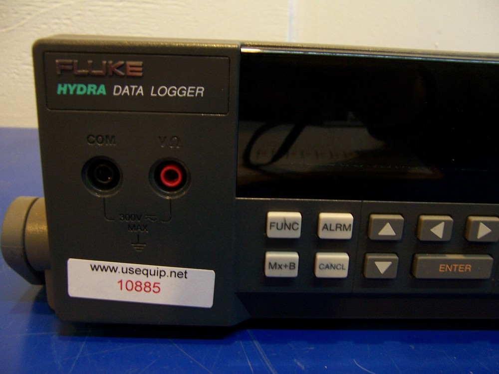 10885 FLUKE 2625 HYDRA DATA LOGGER W/ 2620A-100 INPUT MODULE