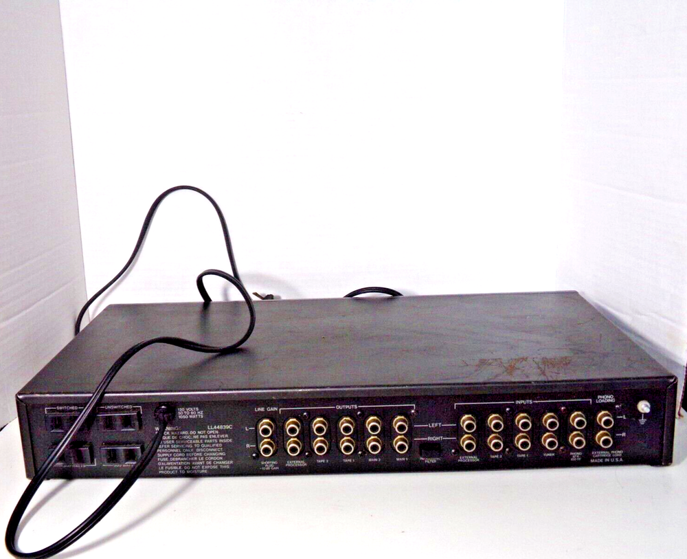 Vintage 1983 Carver Preamplifier C-2 High Performance Console