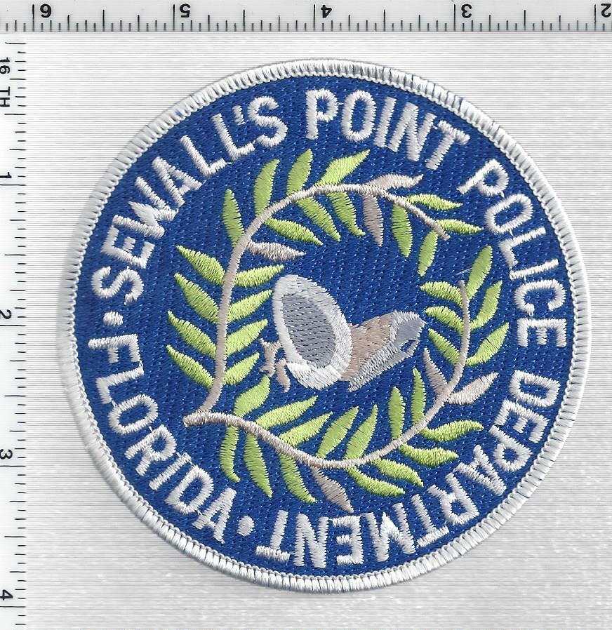 Sewall's Point Police (Florida) 2nd Issue Shoulder Patch