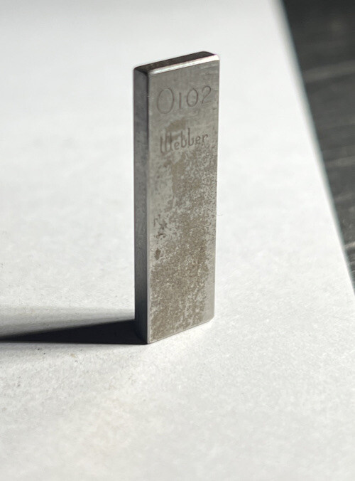 .102 Starrett-Webber Gage Block Used