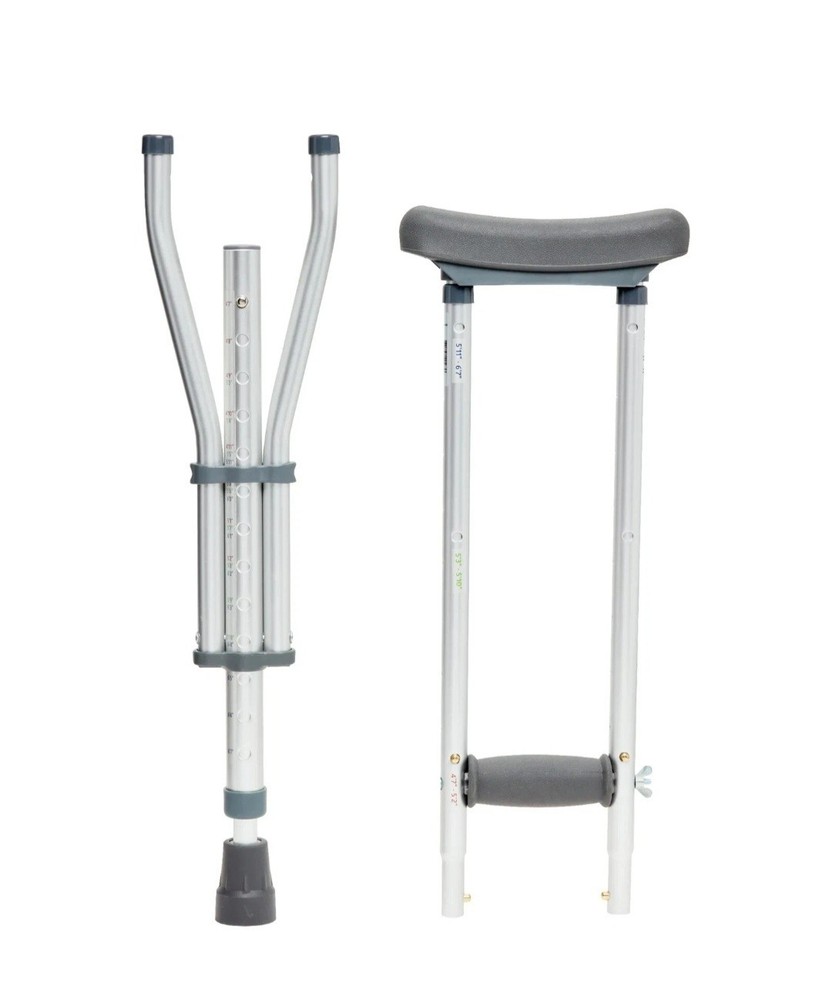 Equate Universal Crutches - Aluminum