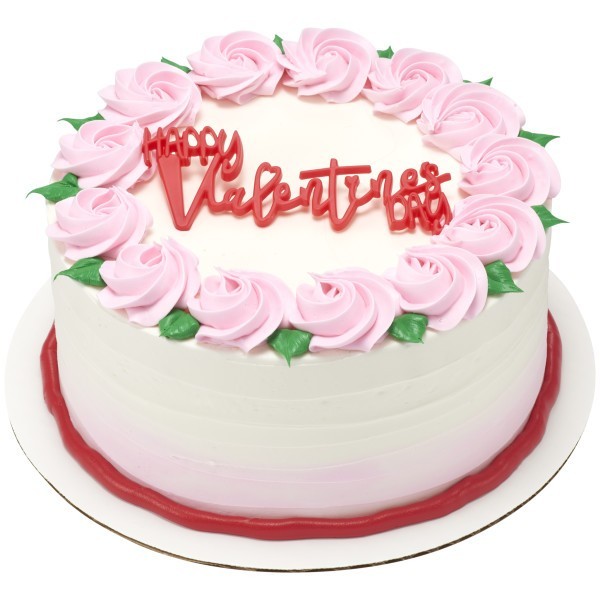 DecoPac Happy Valentine's Day Script ~ Layon ~ 12ct ~ Red, Pink