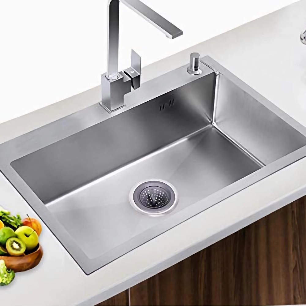 2 Pack Kitchen Sink Drain Strainer Silicone Stainless, Drain Protector,Preven...