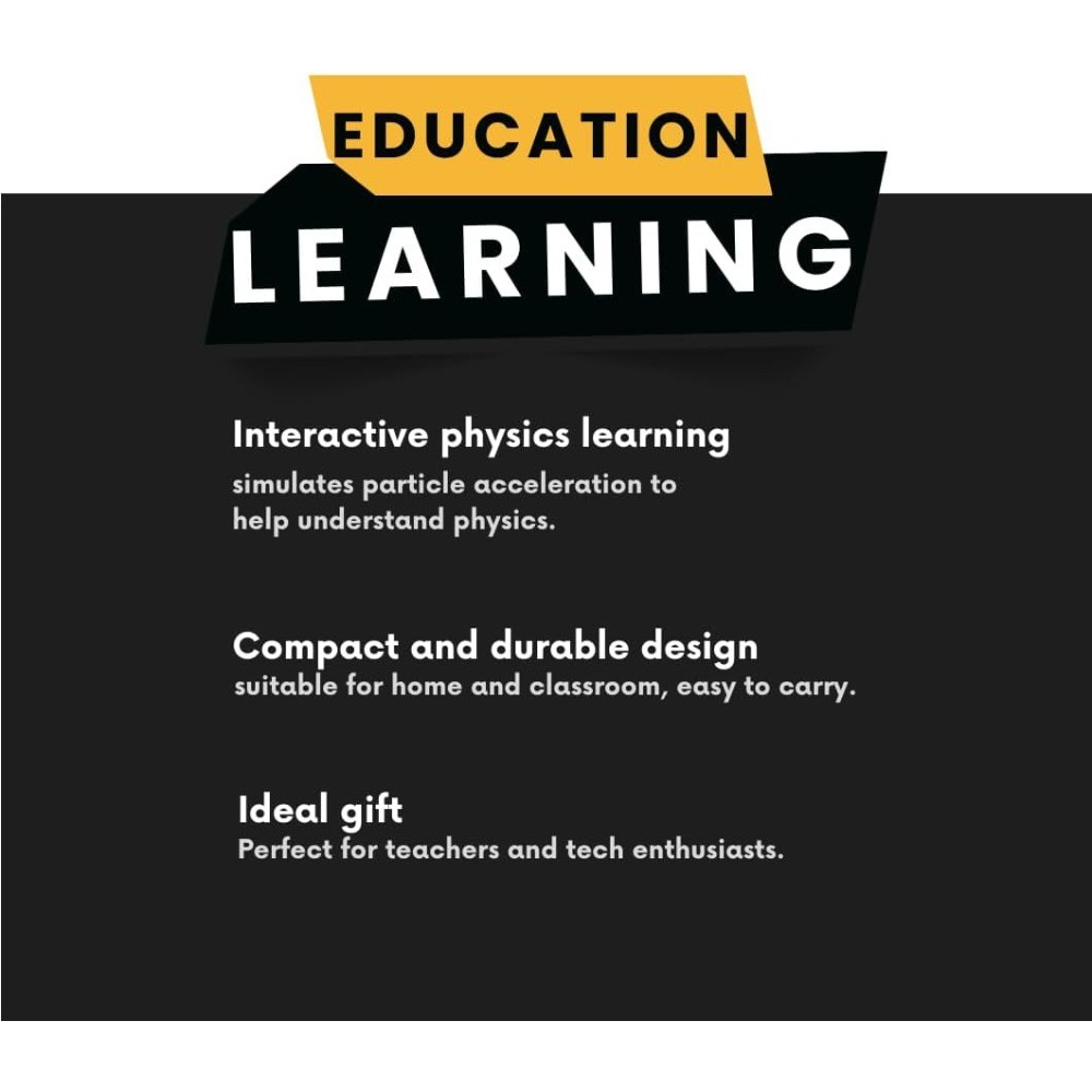 High-Tech Electromagnetic Coil Accelerator STEM Toy & Physics Experiment Kit