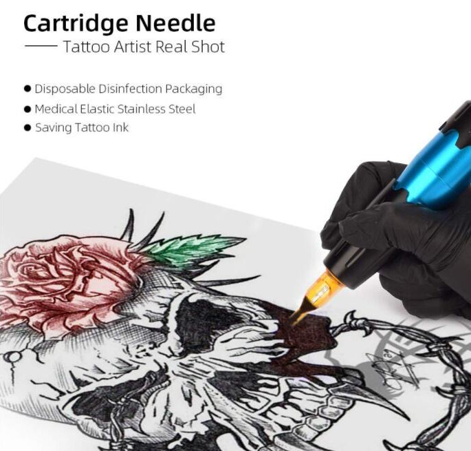 500pcs U-Pick Sterile Disposable Tattoo Needle Cartridge RL,RS,M1,RM 25+ sizes