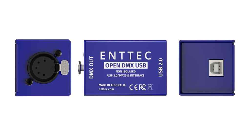 Enttec Open DMX USB 70303, 1 Universe Lighting Interface -Entry Level [Open Box]