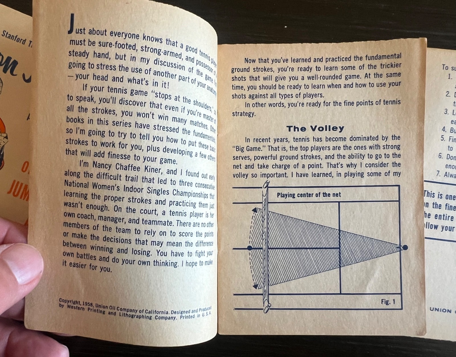 3 1958 Union Oil 76 Sports Club Fine Points. Pat McCormick Payton Jordan Nancy