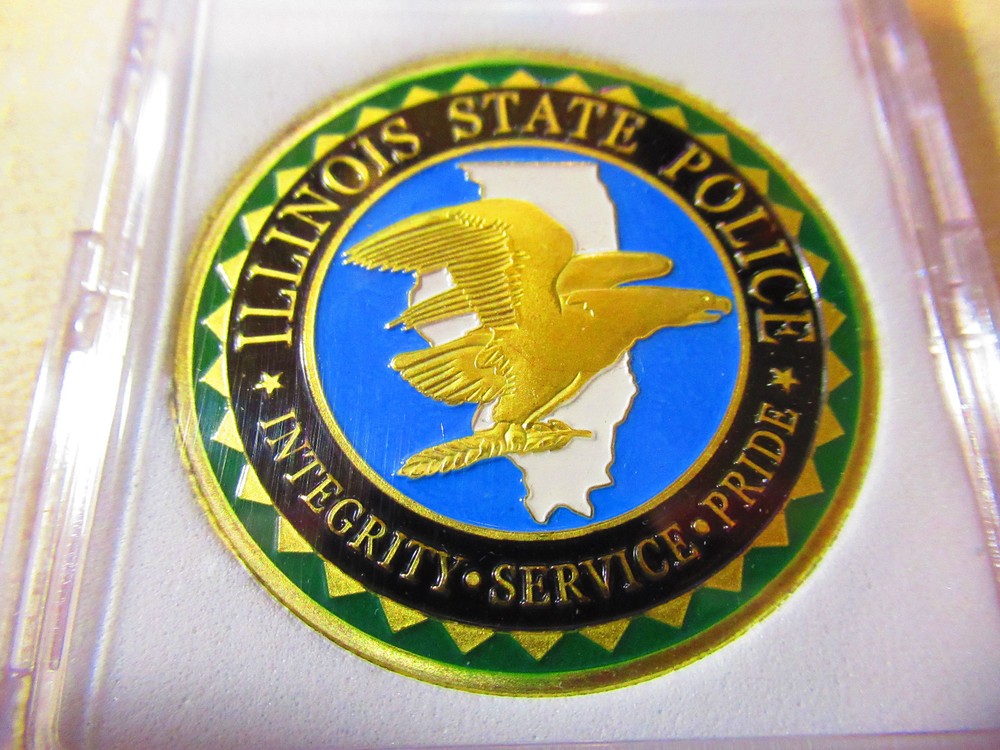 ILLINOIS STATE POLICE Challenge Coin