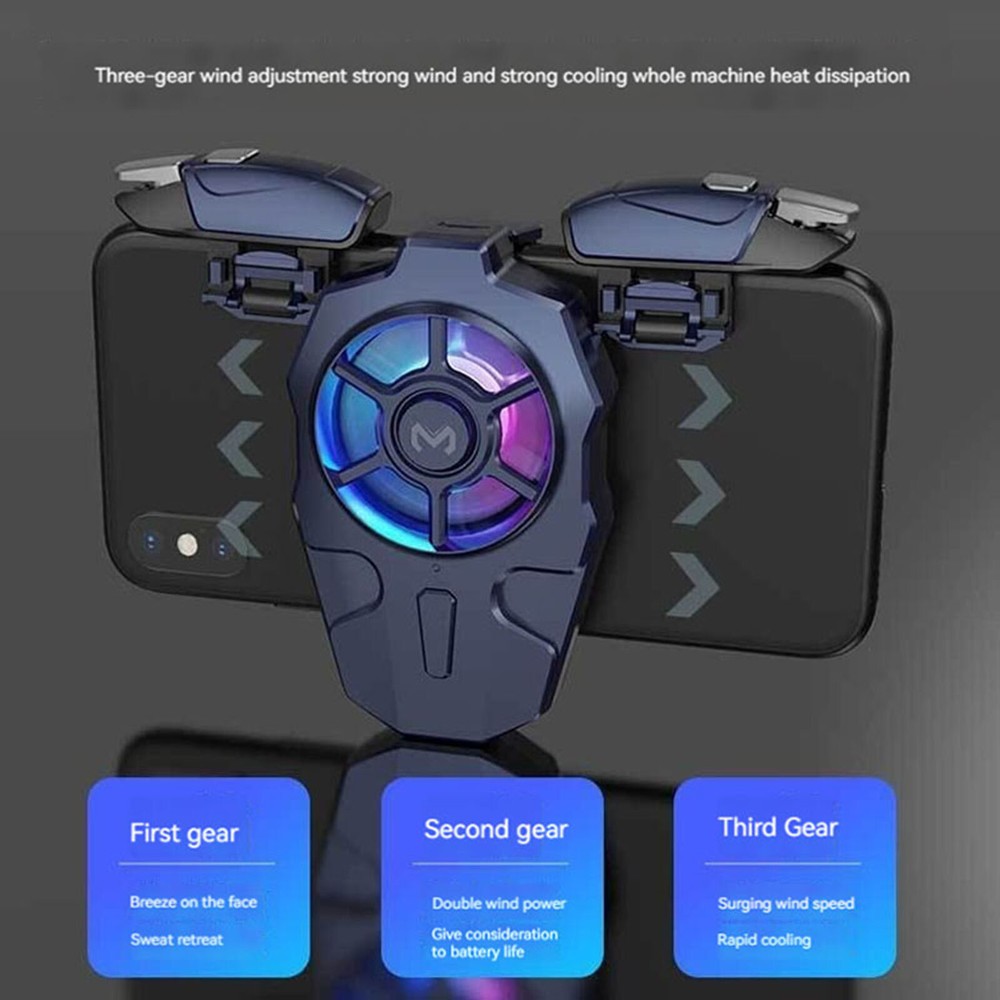 Fire Pressure Button Game Controller Radiator Integrated 3-speed Wind Adjustment