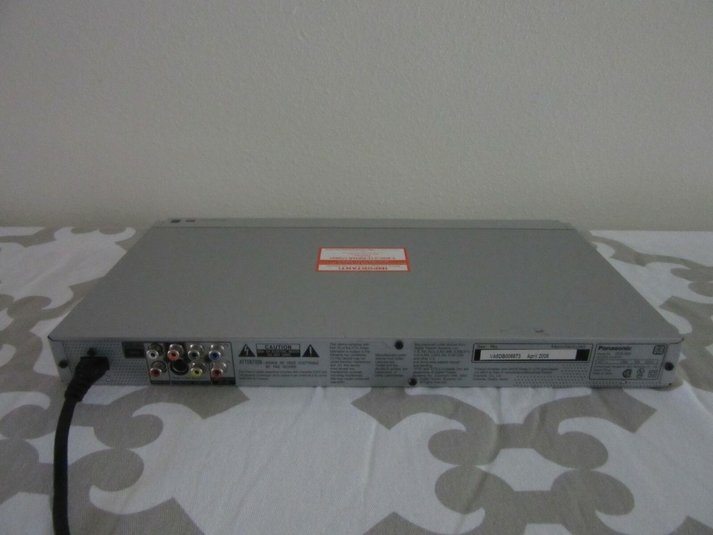 Panasonic DVD-S29 DVD/CD MP3 WMA JPEG Player
