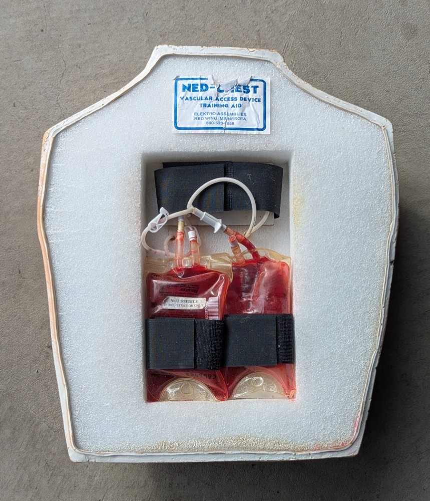 Nursing Teaching Mannequin Ned Chest Vascular Access Training Aid