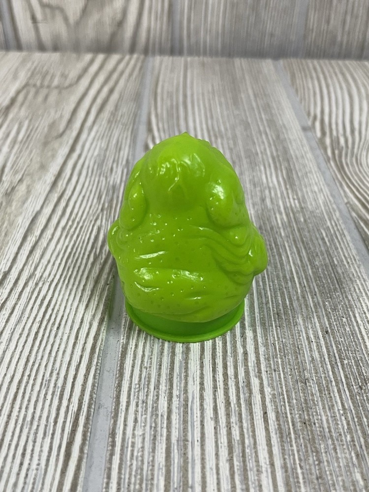 1989 Topps Slimer Ghostbusters Candy Container 2.5" Green VTG Empty