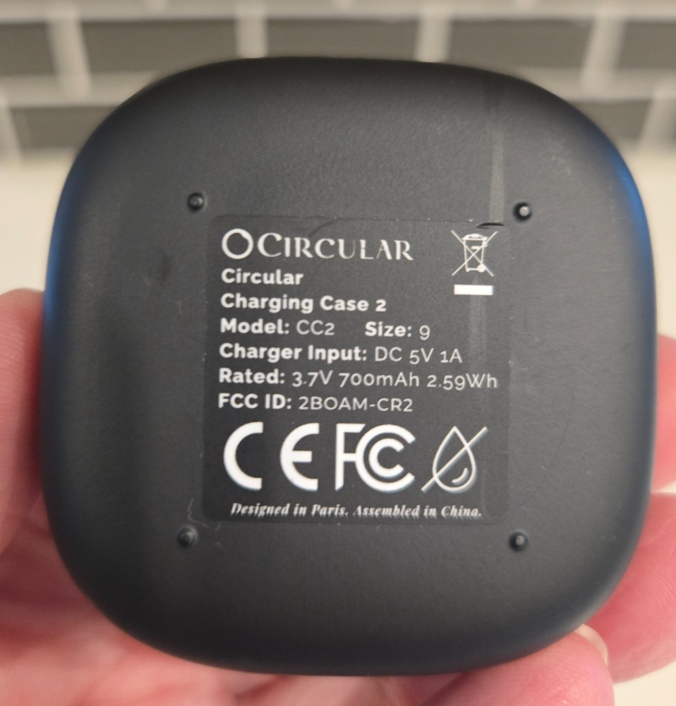 Circular ring 2 smart ring, Silver, size 9, Retails $449, all packaging included