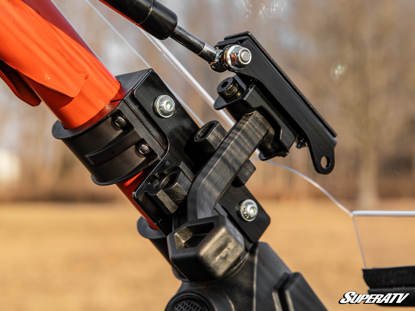 SuperATV Scratch Resistant Flip Windshield for Polaris RZR PRO R 4 (2022+)