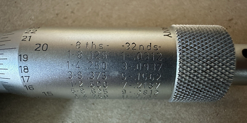 Vintage Steinmeyer Outside Micrometer