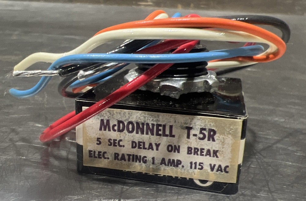 NOS Surplus Mcdonnell T-5R Solid State Time Delay Relay No Original Box
