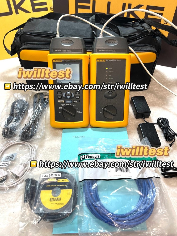 1pcs FLUKE DSP-4000 Network Cable Authentication Device *IW