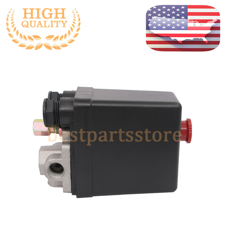 882-609 PS104PPL Pressure Switch W/UNLOADER VALVE PUSH PULL ON/OFF For EC12 EC10