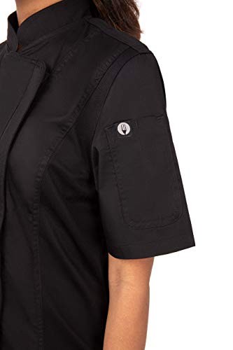 Women's Springfield Chef Coat Medium Black