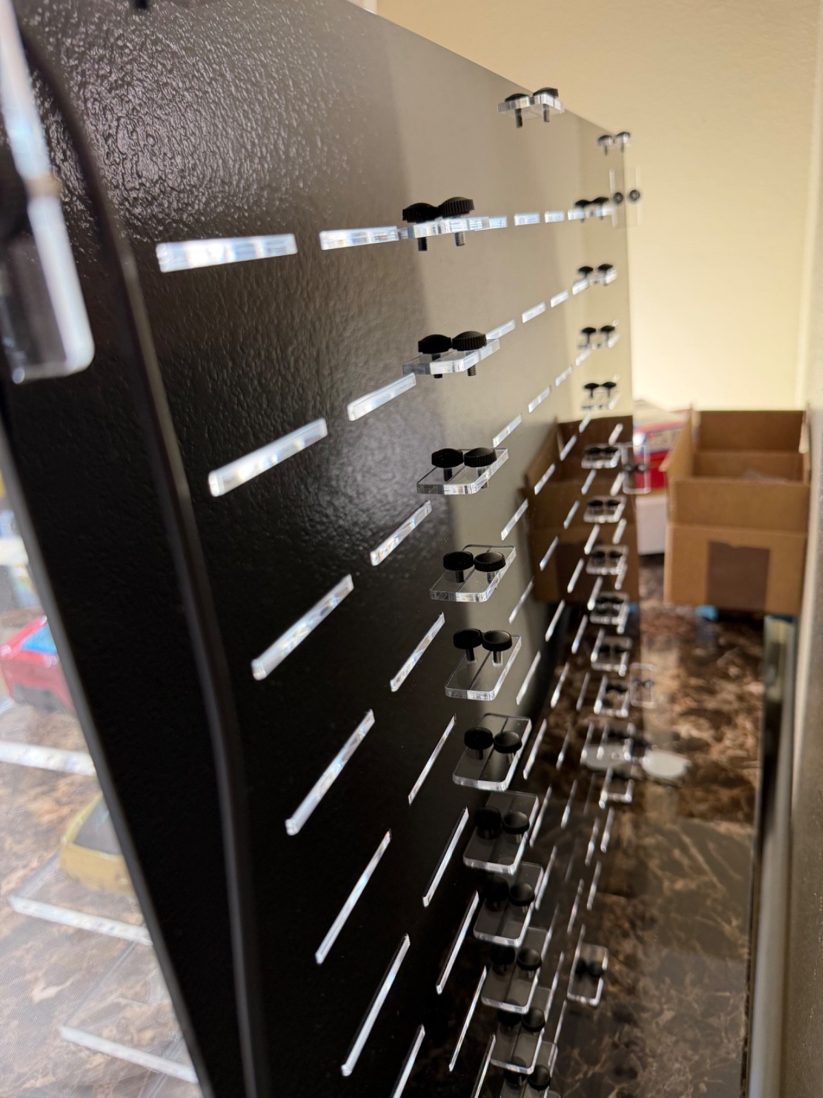 Acrylic standing display case fits 108 cars ( 1:64 Hot Wheels , Matchbox car)