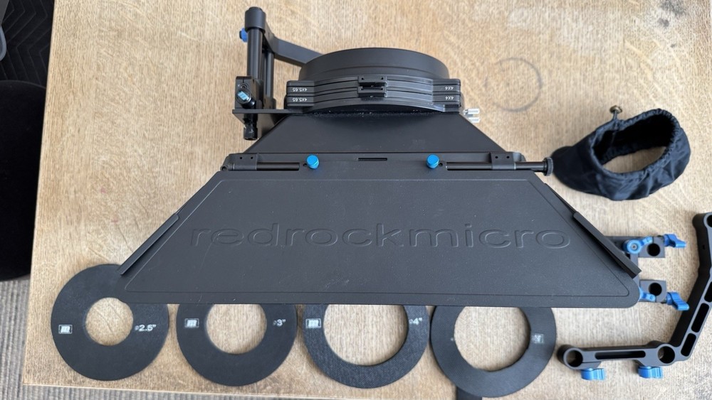 Redrock Micro Matte Box Bundle with Hard Case, 15mm, 19mm mount.