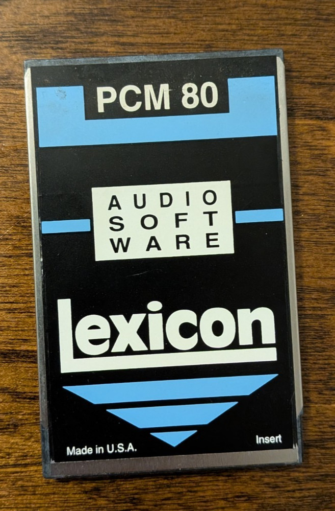 Lexicon PCM80 PCM 80 Dual FX V1.0 Algorithm Card - rare!