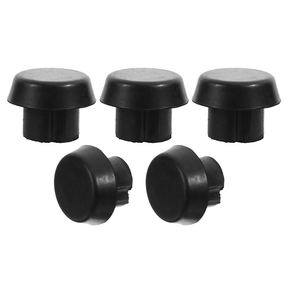 5 Pcs Pool Cue Replacement Tips End Cover Plug Snooker Accessories