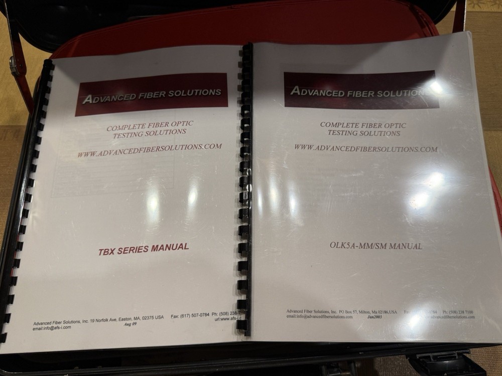 ADVANCED FIBER SOLUTIONS SERIES TOOL SET