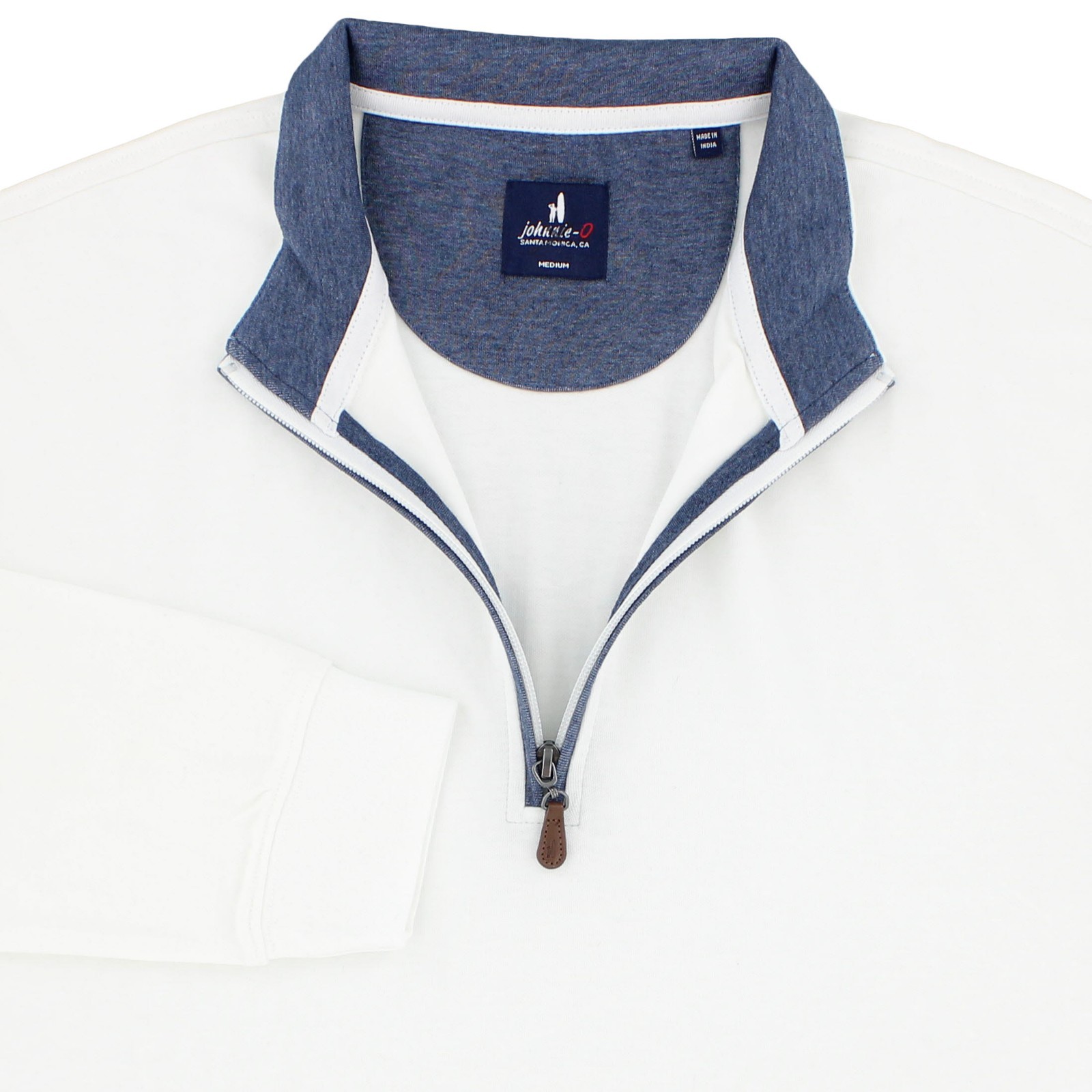 Johnnie O Men's Sully Quarter Zip Up Pullover Wrinkle Resistant Regular Fit