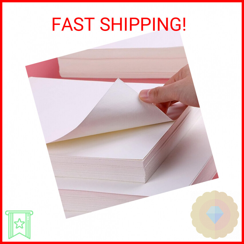 64 Sheets Watercolor Paper Cotton 140LB/300GSM Thick Off-White Cold Press Paper