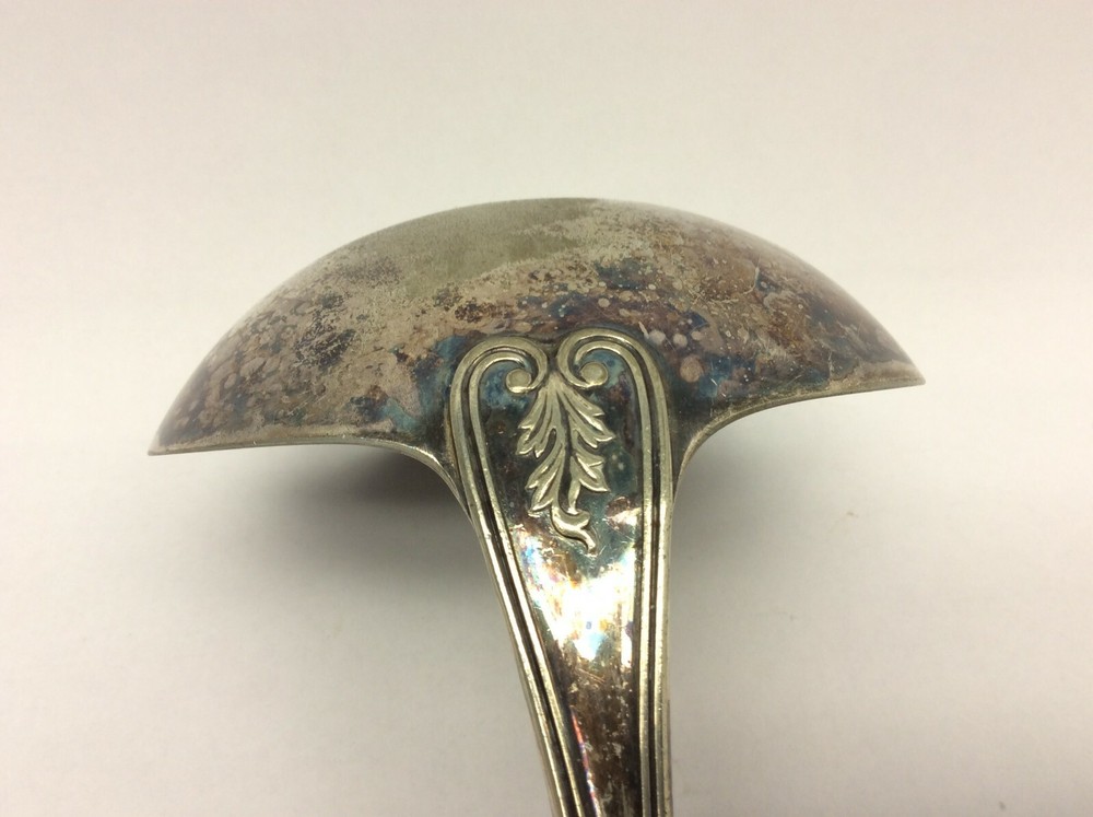 Vintage Used Olive by Roger Smith & Co Silverplate Ladle Kitchen Utensil