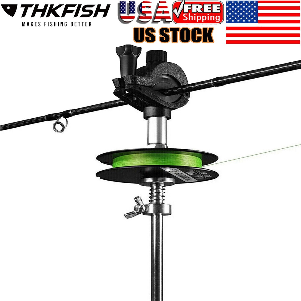 Fishing Line Winder Spooler Machine Spinning Reel Spool Spooling Station System