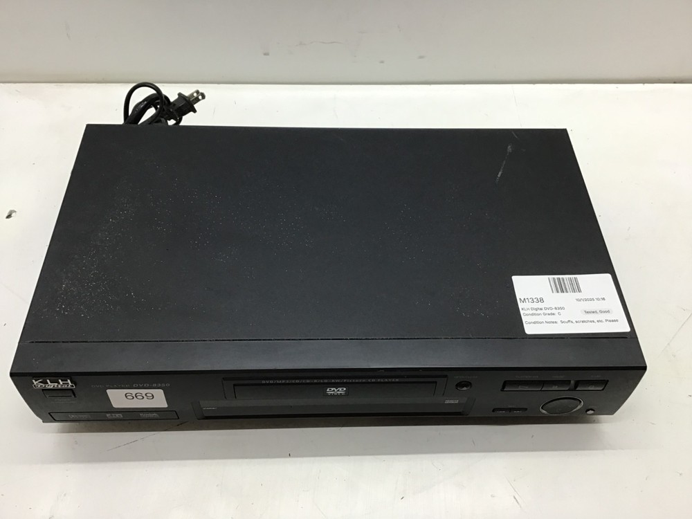 KLH Digital DVD-8350 DVD Player - Tested