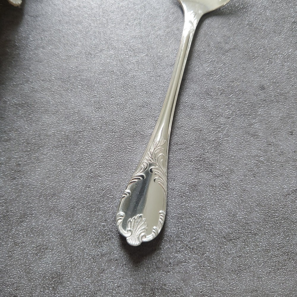 Christofle Marly 1pcs Silverplate Flatware Icecream Spoon Excellent