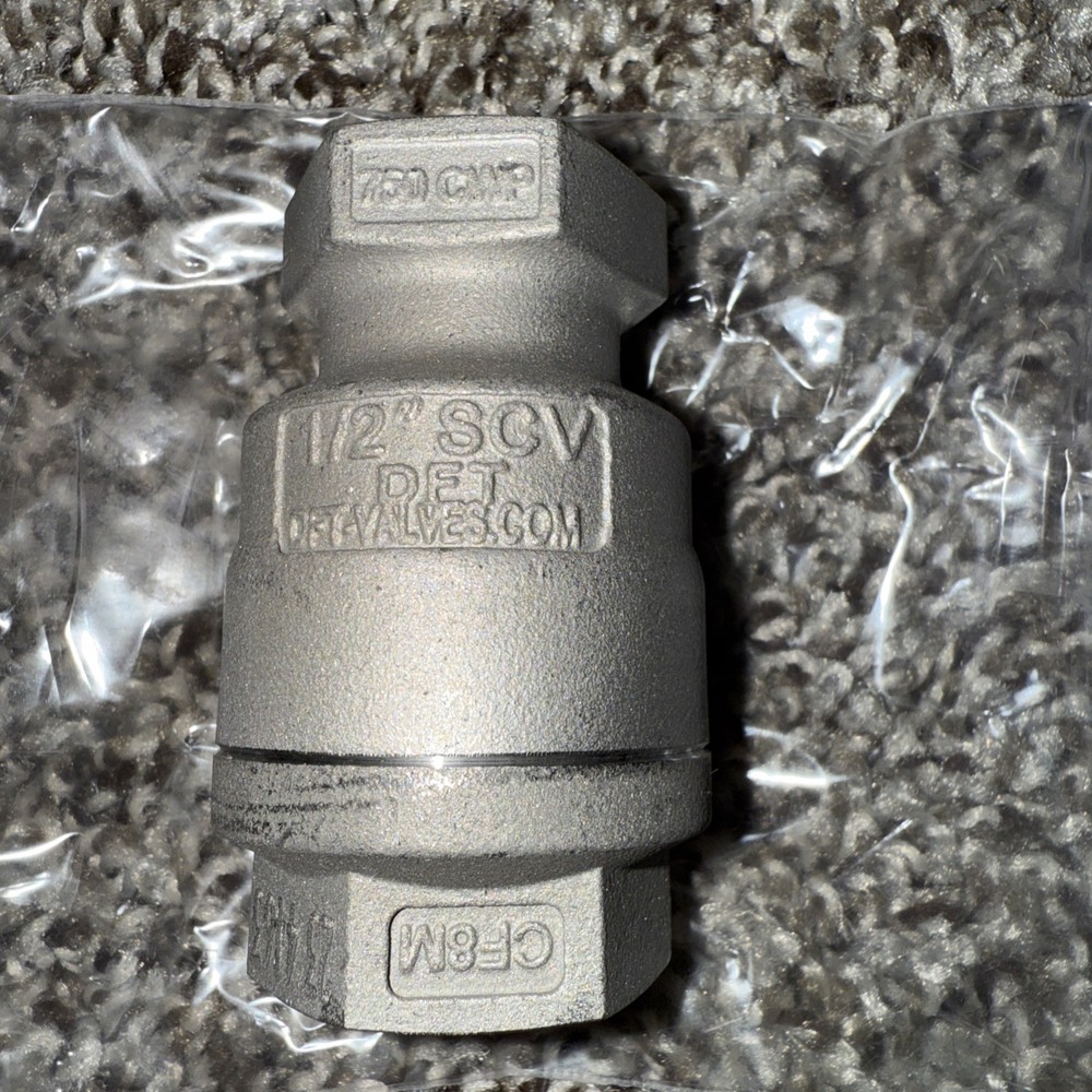 DFT 8317- 54, 835C7B4A5, 1/2"NPT, Threaded Check Valve