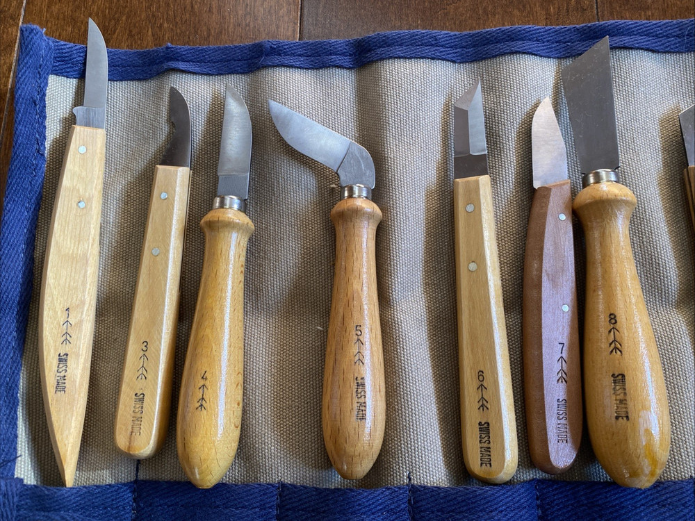 14-pc Swiss & Germany Made Carving Tools Set