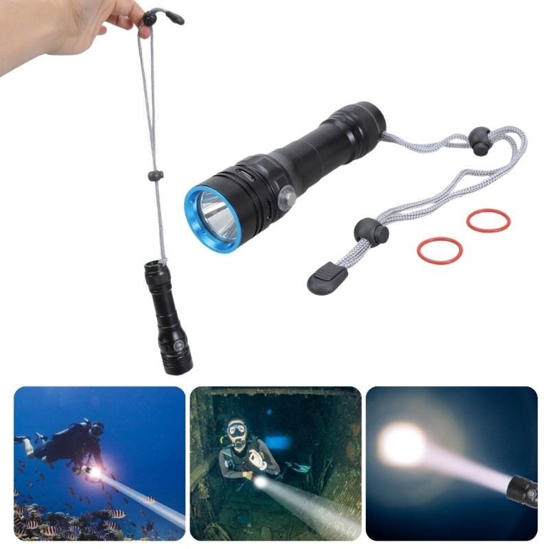 Underwater Diving Flashlight LED Scubas diving flashlight 1500LM Dives Light
