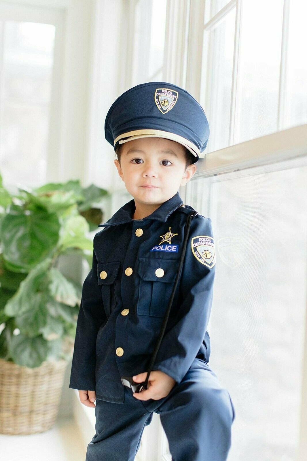 Dress Up America Police Costume For Boys - Cop Uniform Costume for Kids