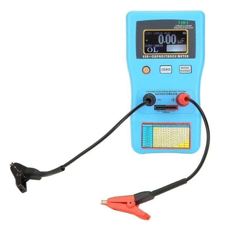 ESR Meter MEC-100 Capacitance Meter Internal Resistance Digital Bridge Tester