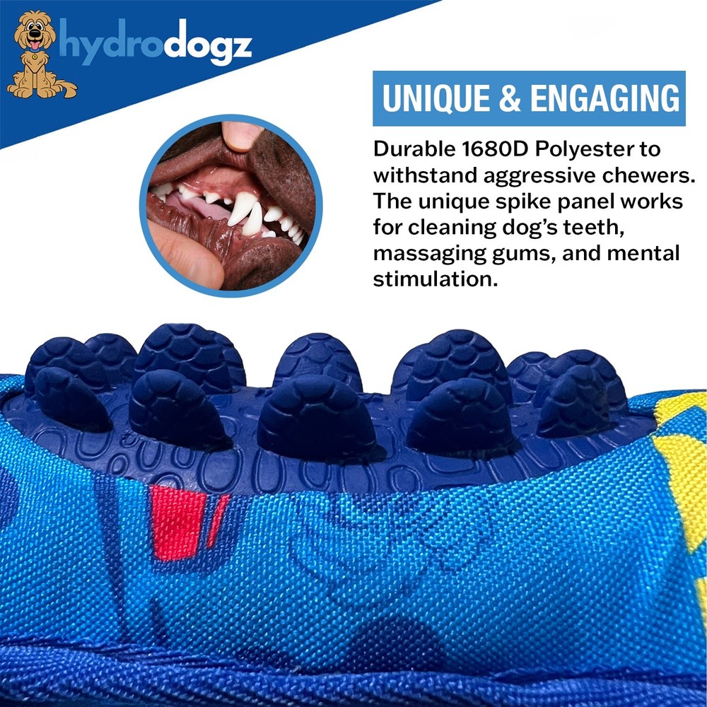 2 Pack Floating Squeaky Dog Chew Toy Lot Durable Interactive Aggressive Chewer