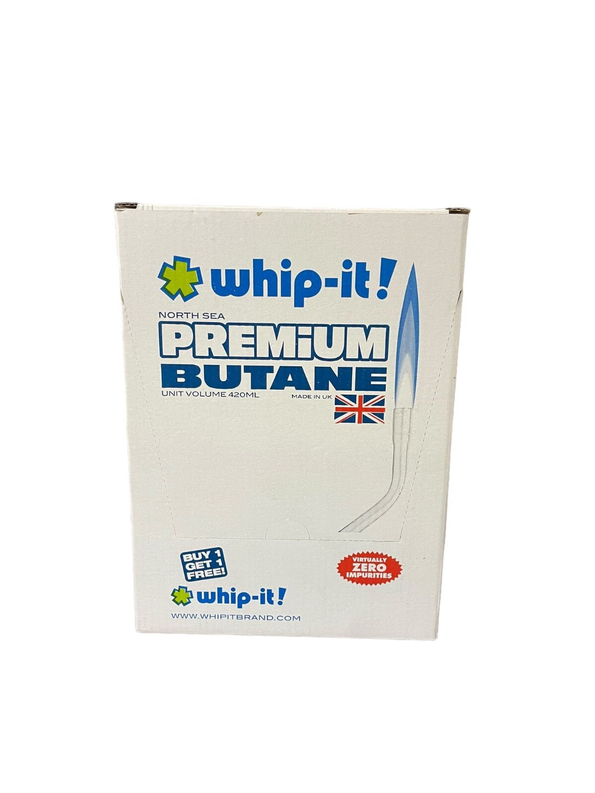 Lot of 2 Whip-it! Premium Butane Zero Impurities 420ML 12 Can Each (24 Cans)