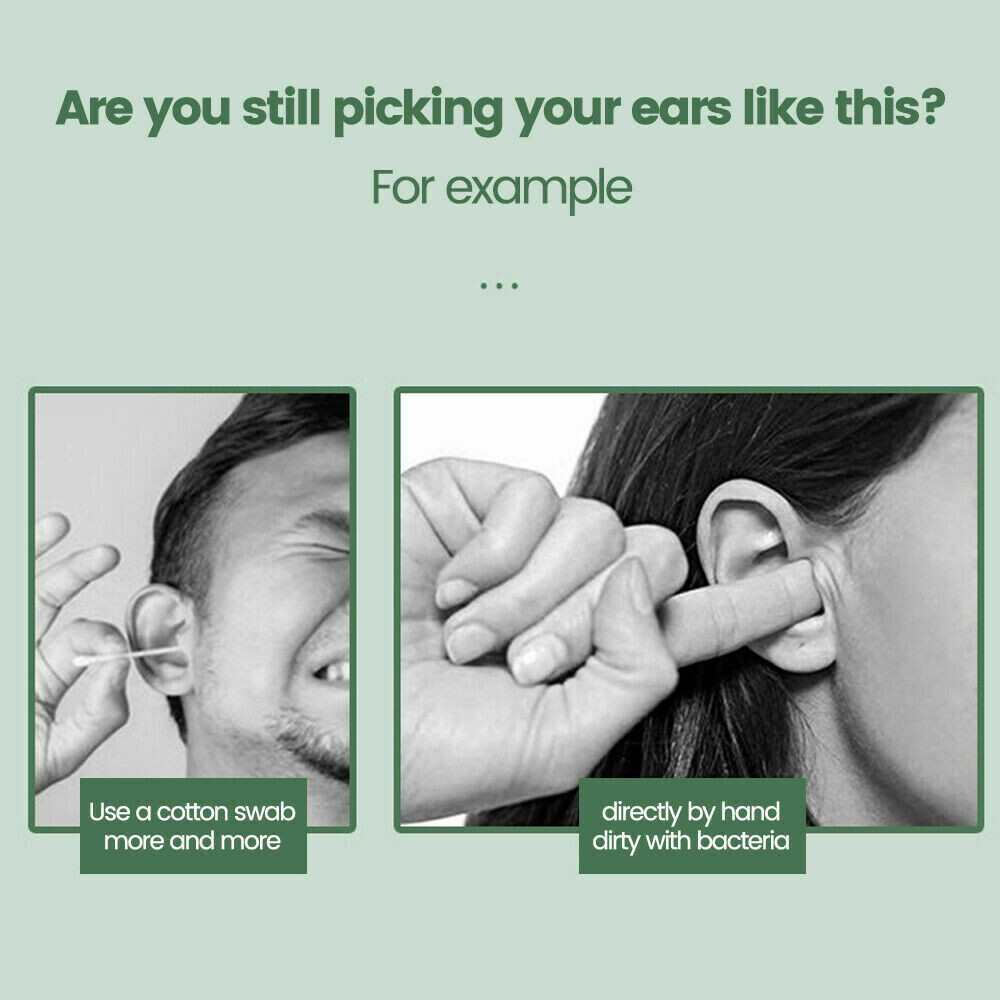 6Pcs Ear Pick Cleaning Set Spiral Tool Spoon Ear Wax Remover Cleaner Curette Kit