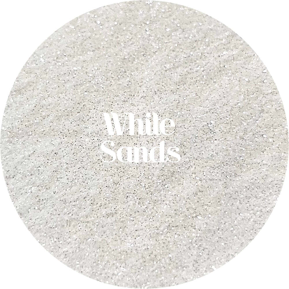 Premium Polyester Glitter - White Iridescent Fine
