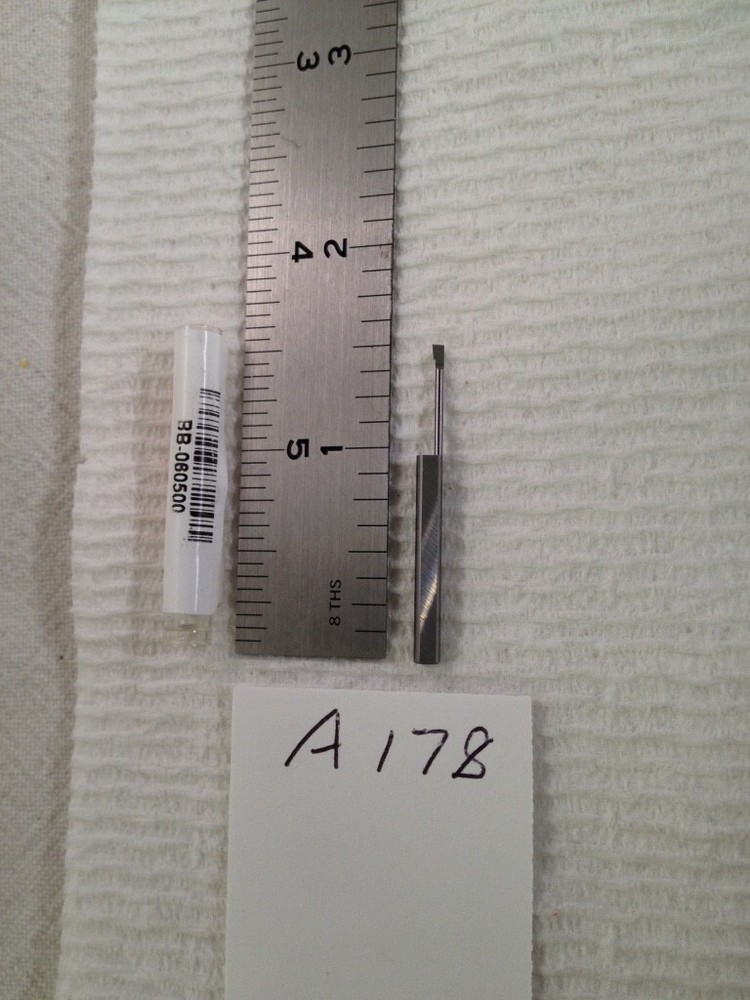1 NEW MICRO 100 SOLID CARBIDE BORING BAR.  BB-060500.  USA MADE {A178}