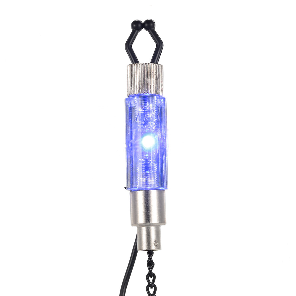 Fishing Bite Hanger Illuminated Indicator Blue I9L4