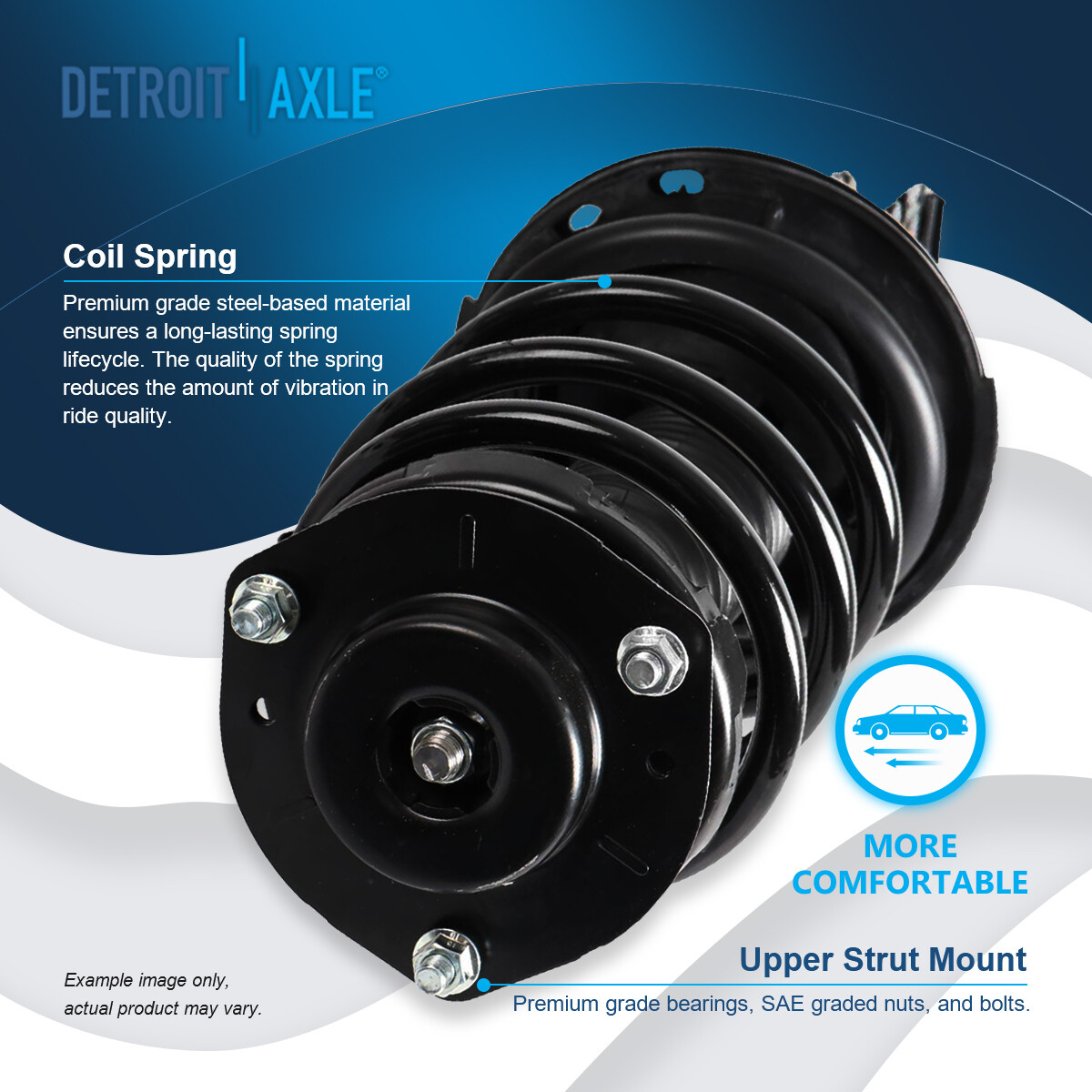 Front & Rear Spring Struts for 2006 2007 2008 2009 2010 2011 Toyota Avalon Camry