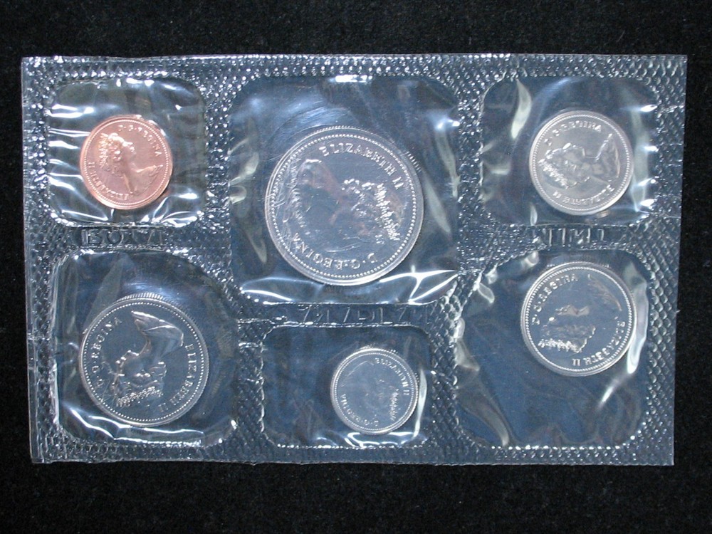 1980 CANADA PROOFLIKE MINT SET * WITH ORIGINAL MINT PACKAGING *