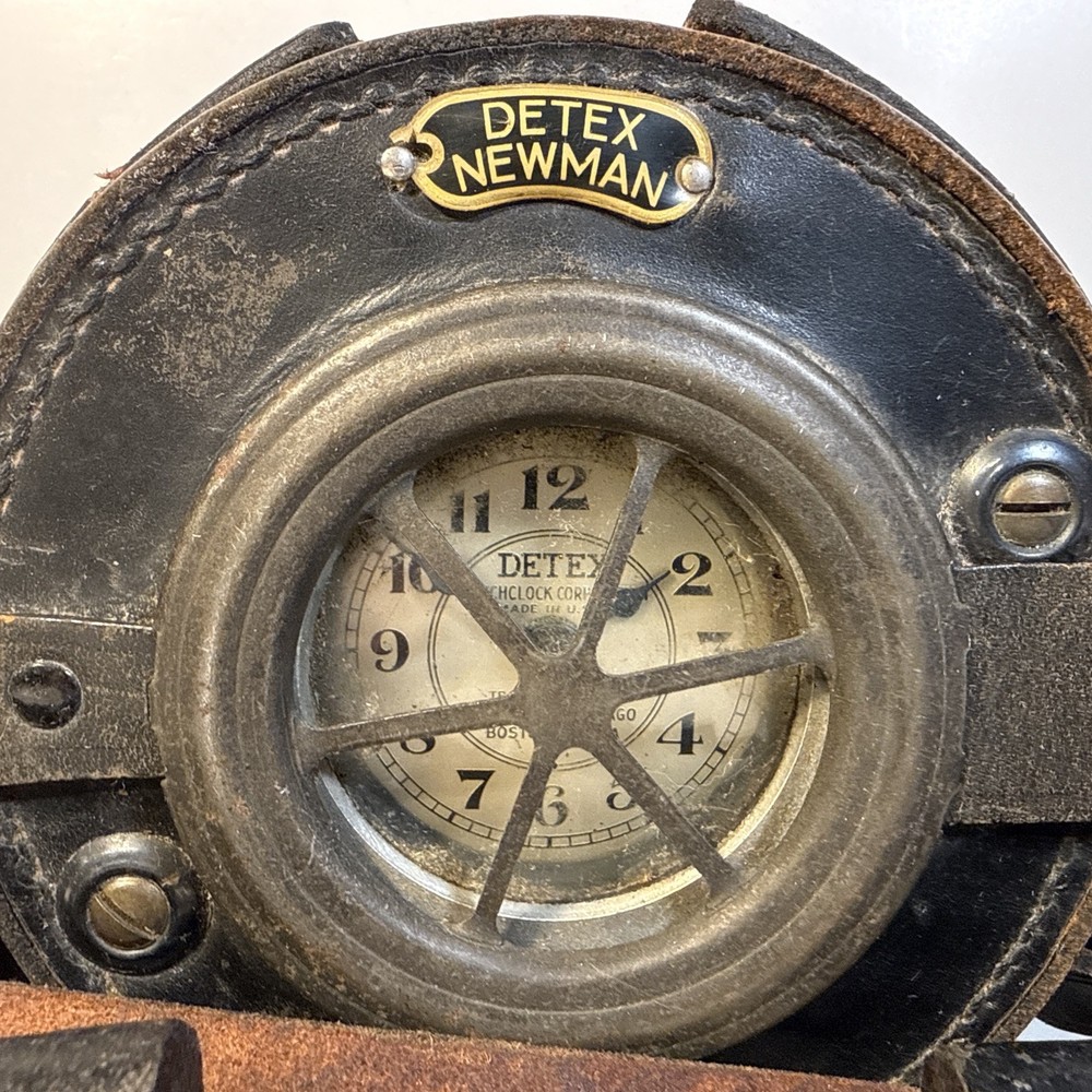 Detex Newman Watchman Security Guard Patrol Clock & Keys Untested