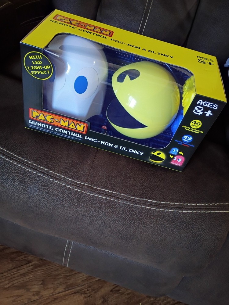 pac man remote control ( battery operated ) and with a:  remote control
