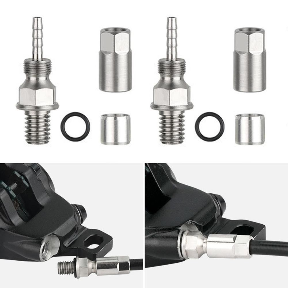 Brake Hose Olive Caliper Adapter Bicycle Maintenance Installation Friendly